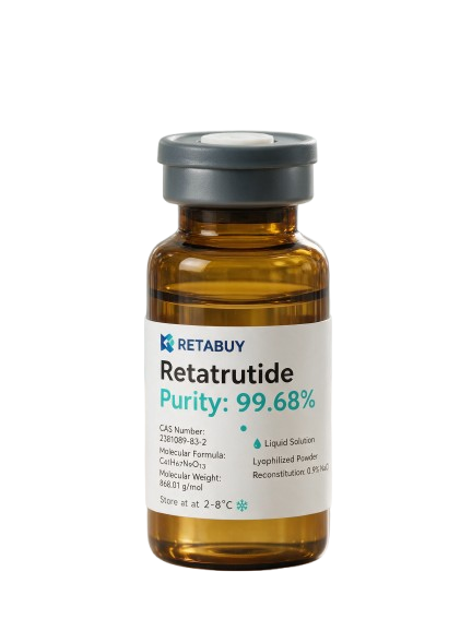 Single retatrutide vial 10mg lyophilized pharmaceutical grade Canada